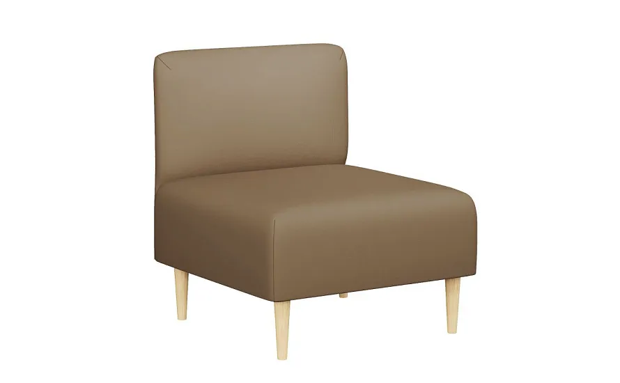 Пуф со спинкой Рикке R2 Camaro 42 какао - 1