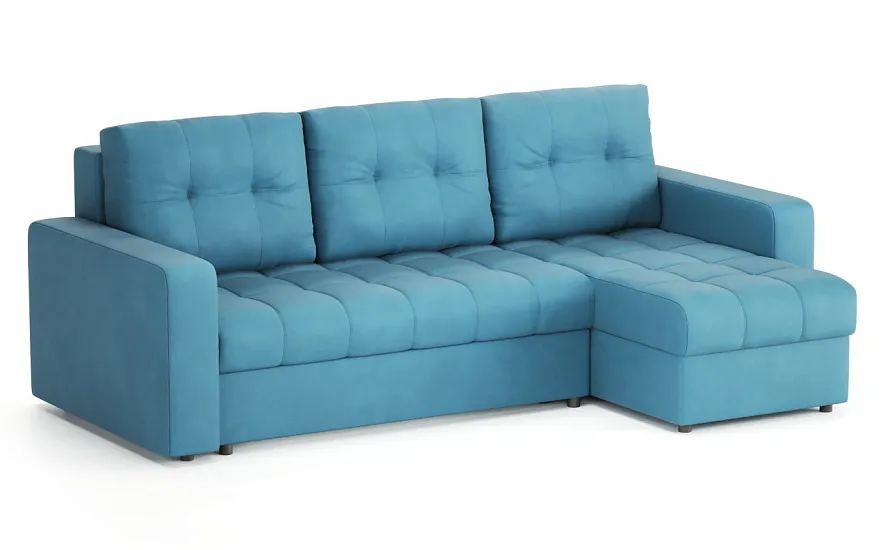 Диван угловой Тренто Camaro 21 бирюзовый - 2